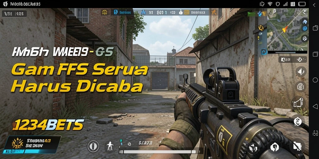 Gameplay intens dan seru dalam 1234BETS FPS.