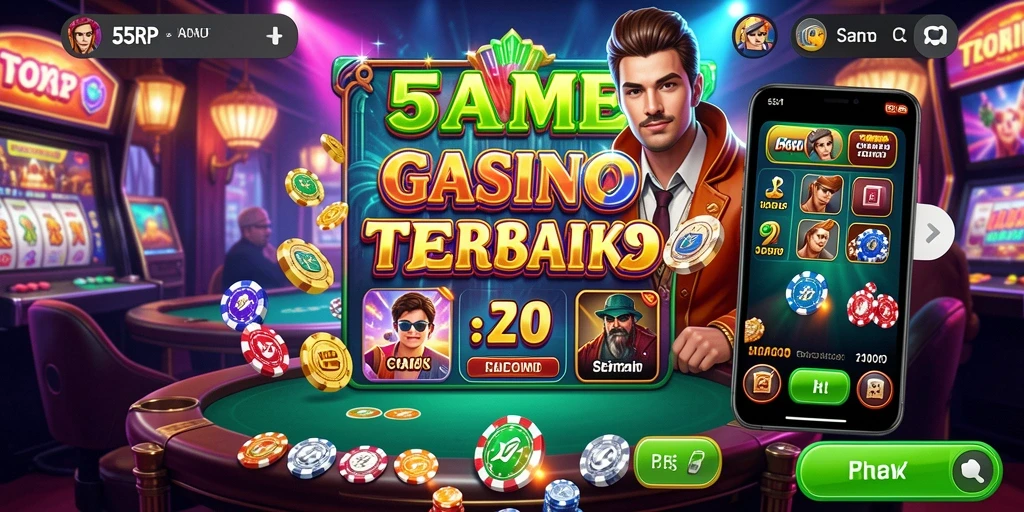 Tampilan seru gameplay Kasino di 55RP dengan grafis yang memikat.