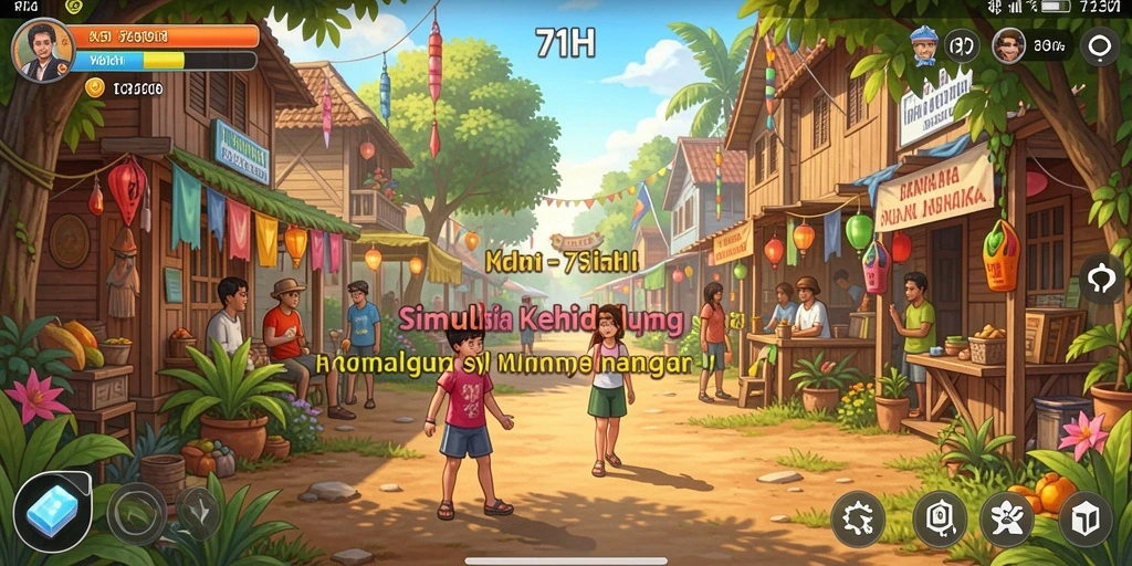Tampilan screenshot gameplay <strong>71H</strong> yang menarik dan interaktif.