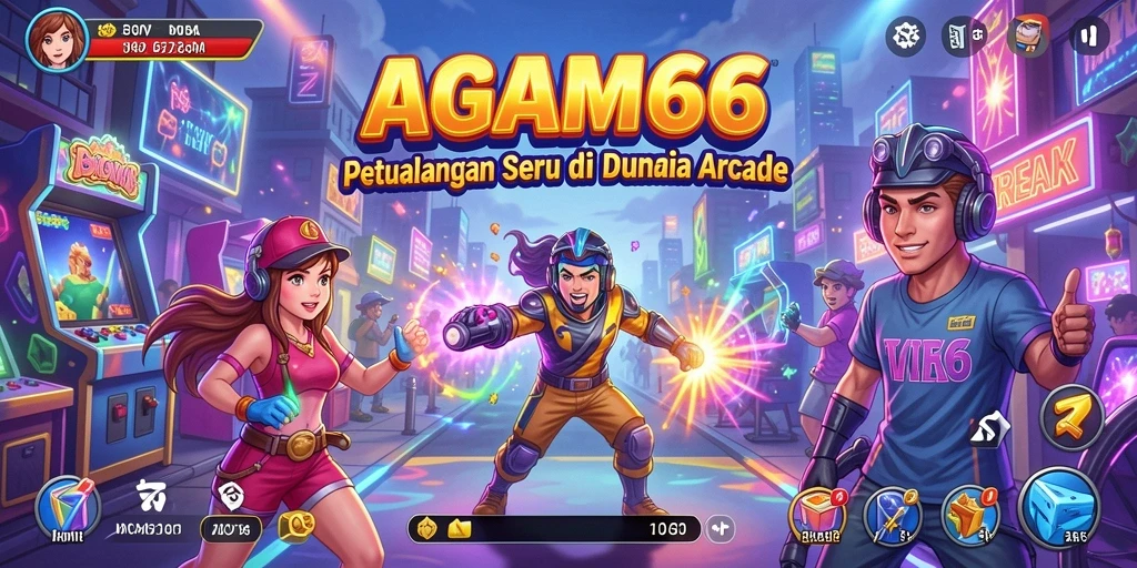 Tampilkan aksi seru karakter dalam AGAM66 saat melawan rintangan.