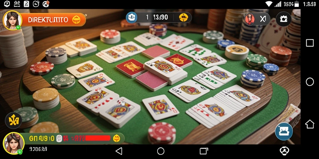 Tampilan gameplay seru dari permainan Gaple DIREKTURTOTO.