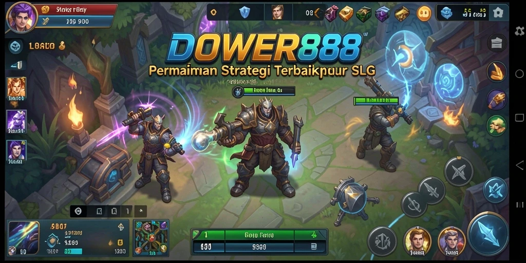 Tampilan gameplay DOWER88 yang menarik dan strategis.