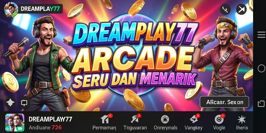 Tampilan gameplay seru dari DREAMPLAY77 dengan grafis yang menawan.