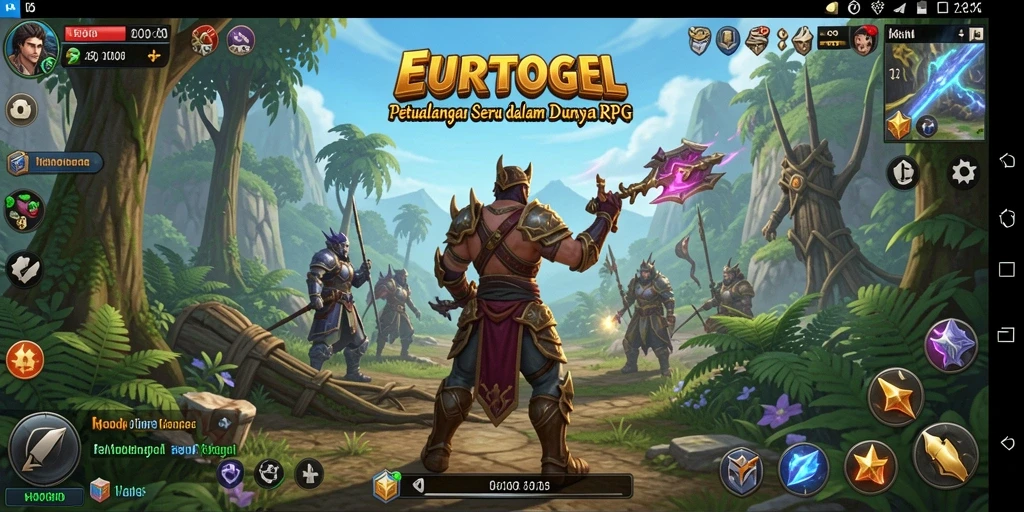 Tangkapan layar menampilkan aksi seru di dunia RPG.