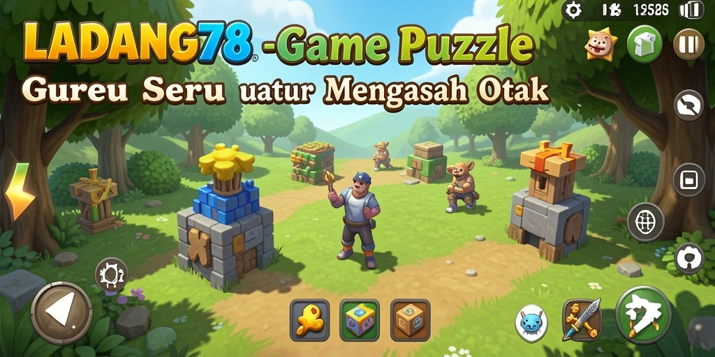 Tampilan gameplay <strong>LADANG78</strong> yang menarik saat menyelesaikan teka-teki.