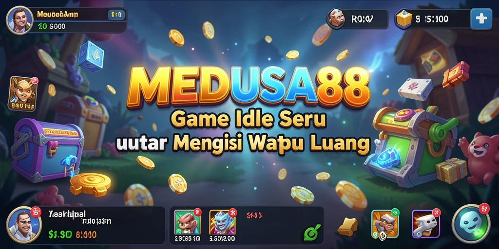 Tampilan gameplay seru di MEDUSA88 dengan karakter menarik.