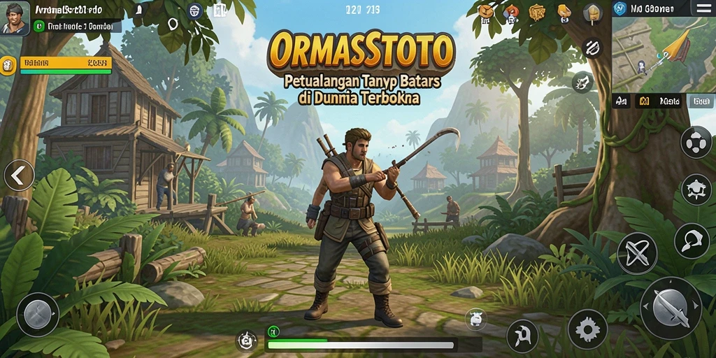 Tangkapan layar gameplay Open World dalam ORMASSTOTO.