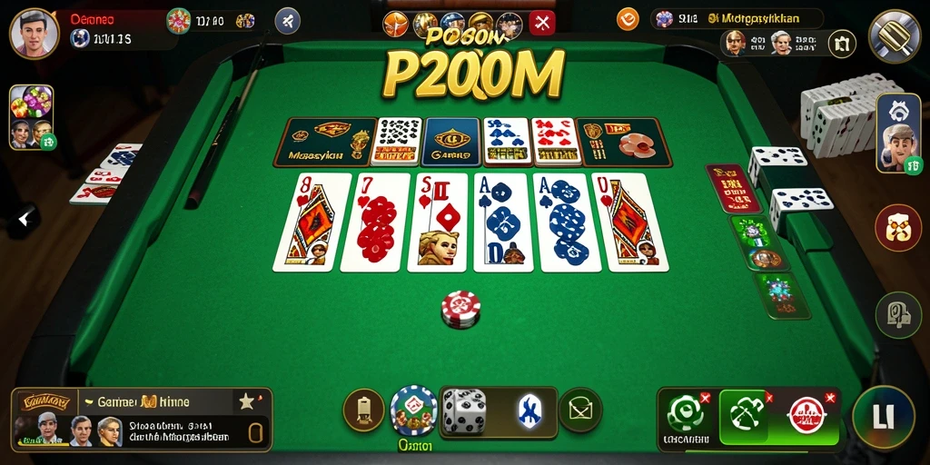Tampilan gameplay seru dan menegangkan dalam P200M.