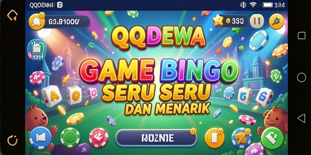Screenshot QQDEWA menunjukkan gameplay Bingo yang seru dan dinamis.