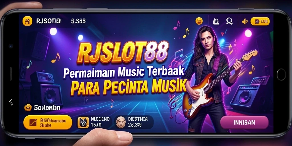 Tampilan gameplay RJSLOT88 menampilkan pengalaman musik yang interaktif.
