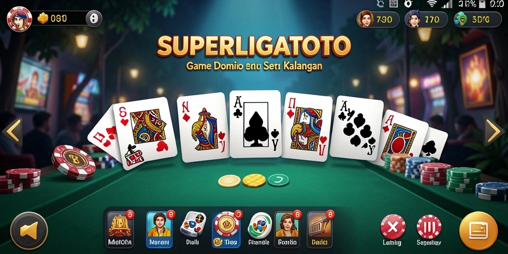 Tampilan gameplay SUPERLIGATOTO yang memukau dan mengasyikkan.