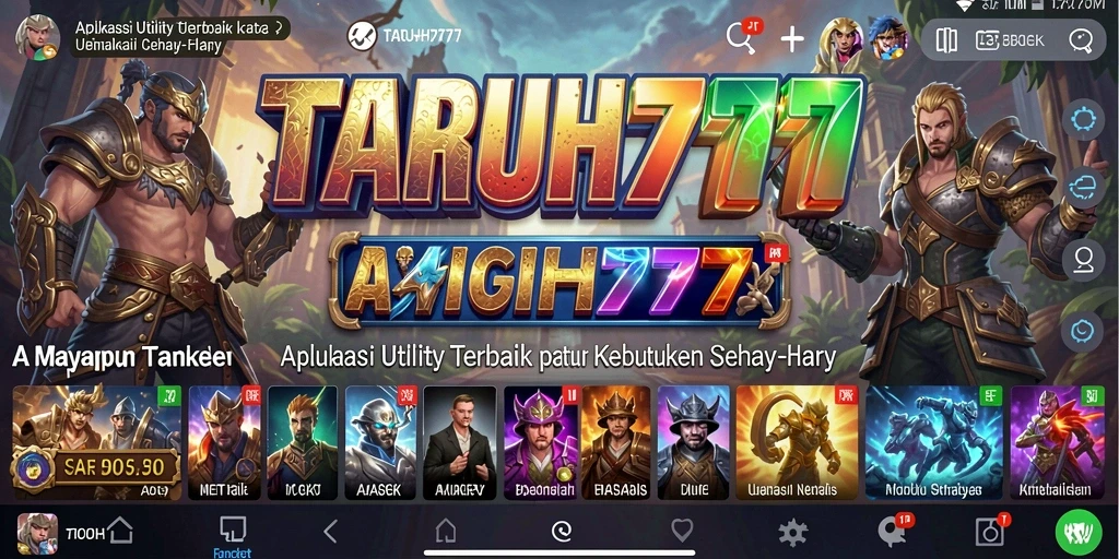 Tampilan interaktif dan ramah pengguna dari TARUH777 untuk kebutuhan Anda.